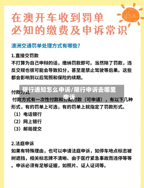 限行通知怎么申诉/限行申诉去哪里申诉-第2张图片