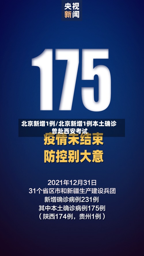 北京新增1例/北京新增1例本土确诊 曾赴西安考试-第3张图片