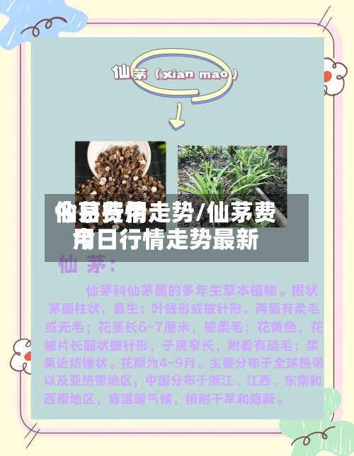 仙茅费用今日行情走势/仙茅费用今日行情走势最新-第2张图片