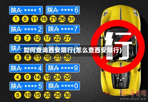 如何查询西安限行(怎么查西安限行)