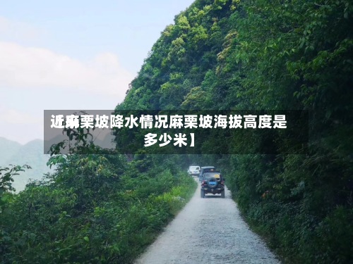 近来【麻栗坡降水情况麻栗坡海拔高度是多少米】