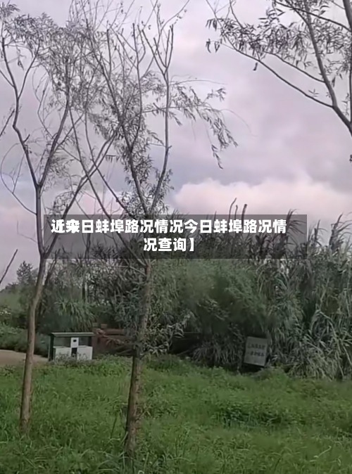 近来
【今日蚌埠路况情况今日蚌埠路况情况查询】-第2张图片