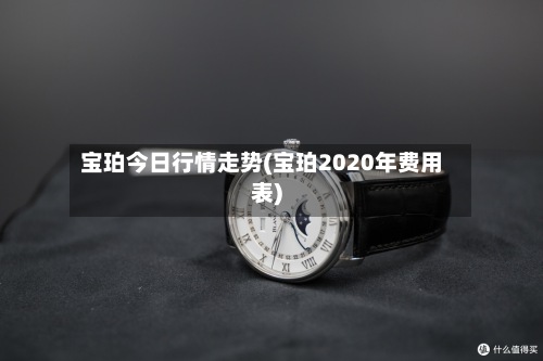 宝珀今日行情走势(宝珀2020年费用
表)-第2张图片