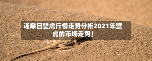 近来
【今日壁虎行情走势分析2021年壁虎的市场走势】