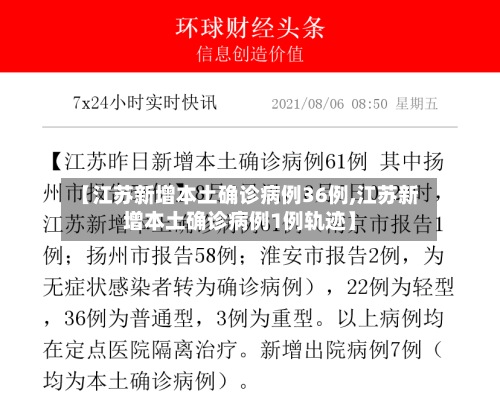 【江苏新增本土确诊病例36例,江苏新增本土确诊病例1例轨迹】