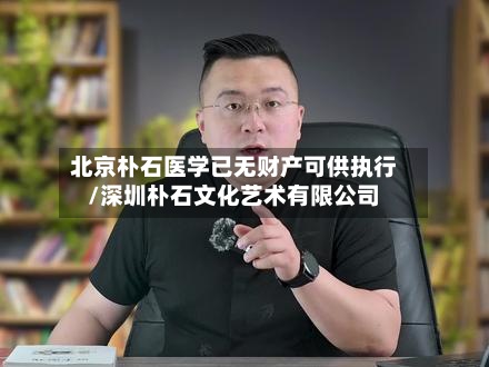 北京朴石医学已无财产可供执行/深圳朴石文化艺术有限公司