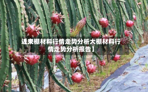近来【大棚材料行情走势分析大棚材料行情走势分析报告】-第2张图片