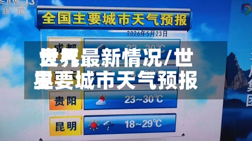 世界天气最新情况/世界主要城市天气预报