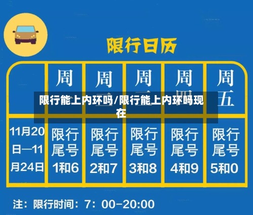 限行能上内环吗/限行能上内环吗现在-第3张图片