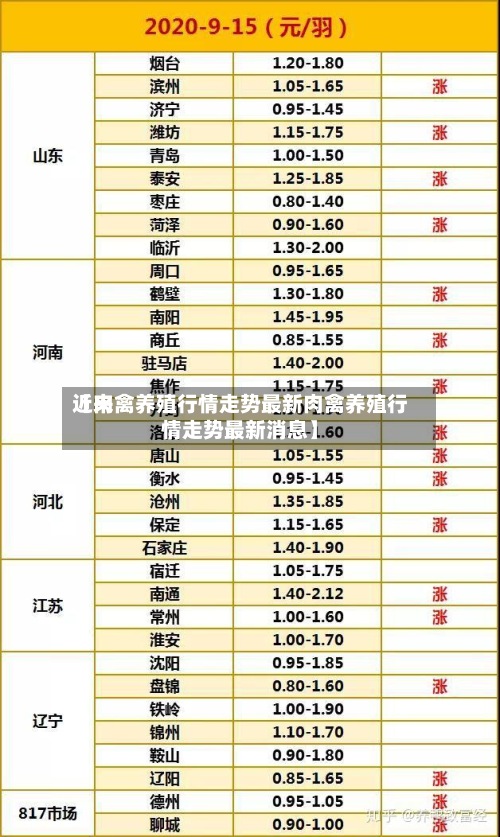 近来
【肉禽养殖行情走势最新肉禽养殖行情走势最新消息】-第2张图片