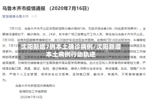 沈阳新增7例本土确诊病例/沈阳新增本土病例行动轨迹-第2张图片