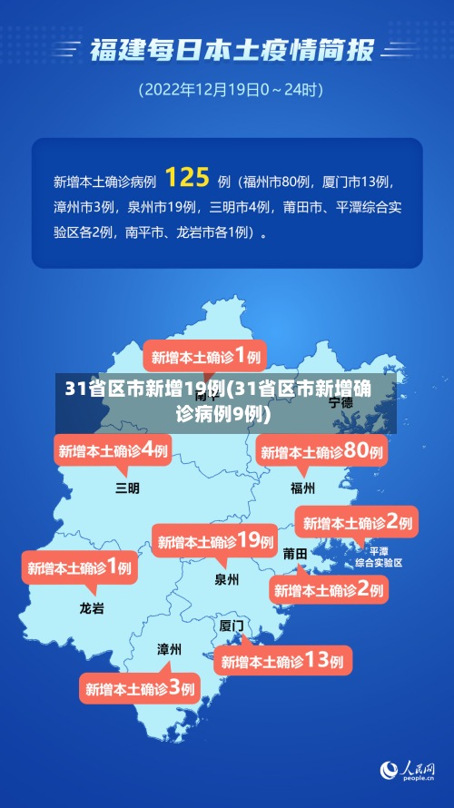31省区市新增19例(31省区市新增确诊病例9例)