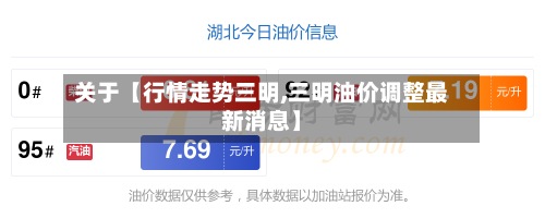 关于【行情走势三明,三明油价调整最新消息】