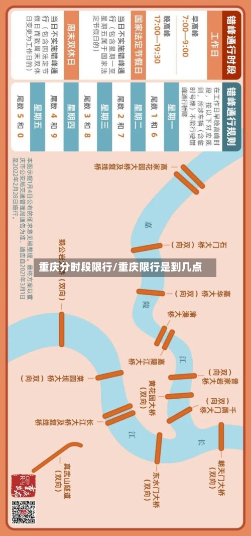 重庆分时段限行/重庆限行是到几点
