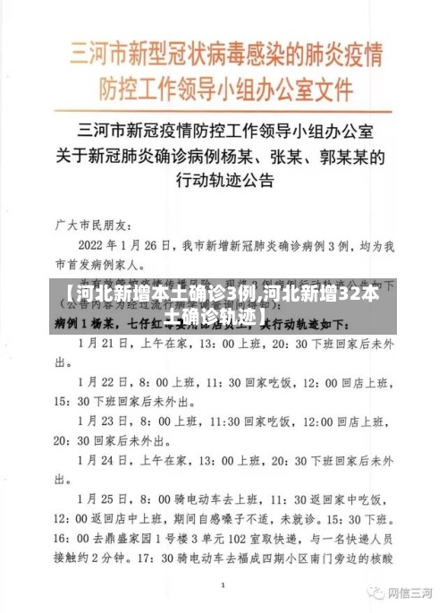 【河北新增本土确诊3例,河北新增32本土确诊轨迹】-第2张图片