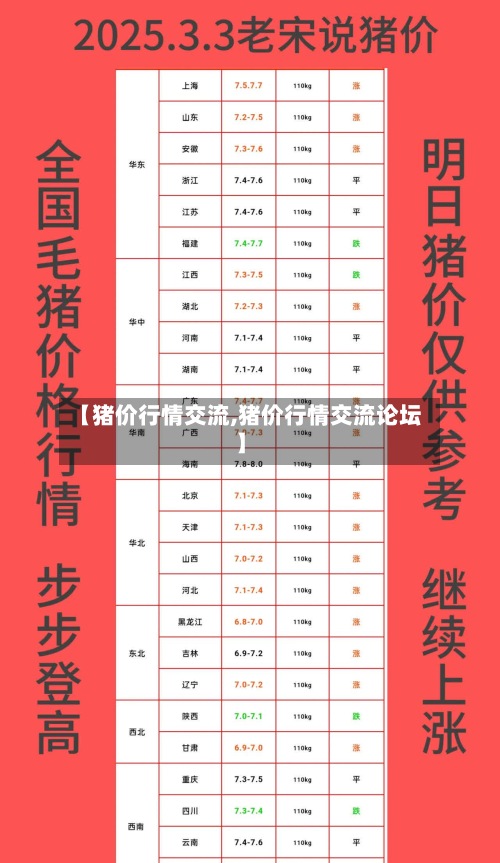 【猪价行情交流,猪价行情交流论坛】