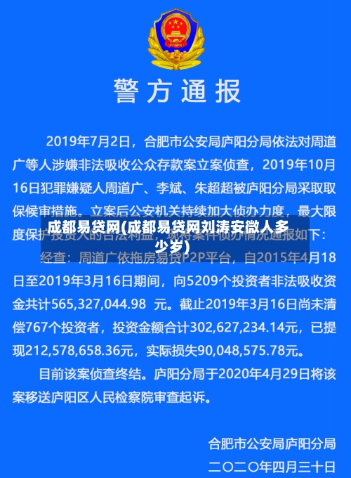 成都易贷网(成都易贷网刘涛安微人多少岁)-第3张图片
