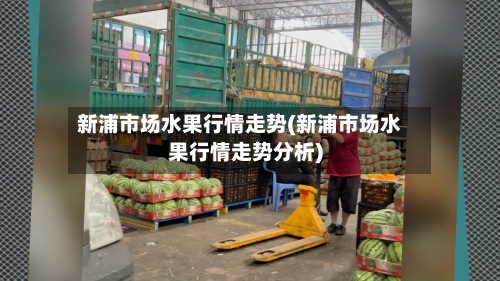 新浦市场水果行情走势(新浦市场水果行情走势分析)-第2张图片