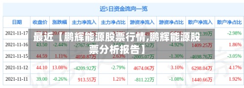 最近【鹏辉能源股票行情,鹏辉能源股票分析报告】-第2张图片
