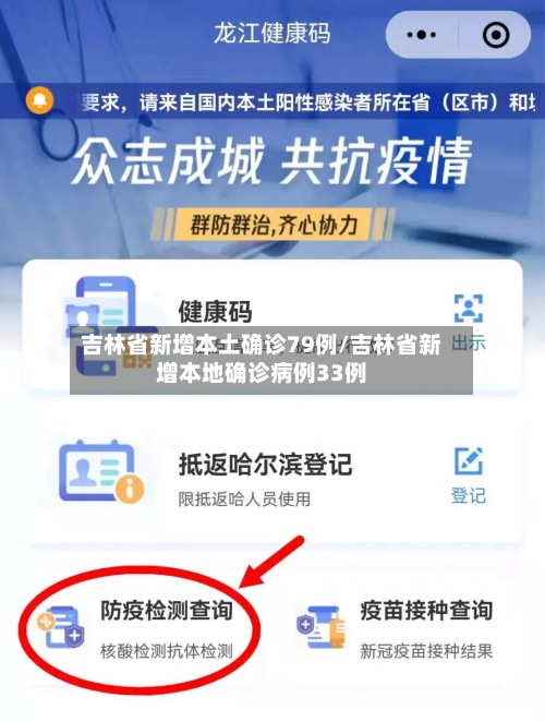 吉林省新增本土确诊79例/吉林省新增本地确诊病例33例-第3张图片