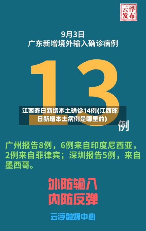 江西昨日新增本土确诊14例(江西昨日新增本土病例是哪里的)-第3张图片