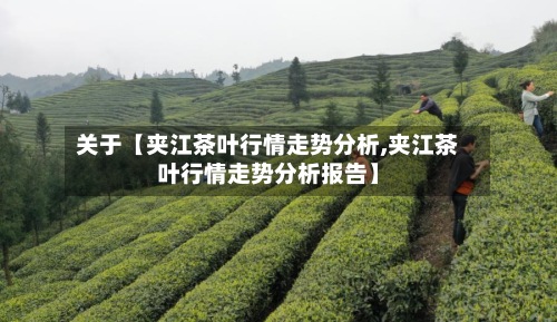 关于【夹江茶叶行情走势分析,夹江茶叶行情走势分析报告】-第2张图片