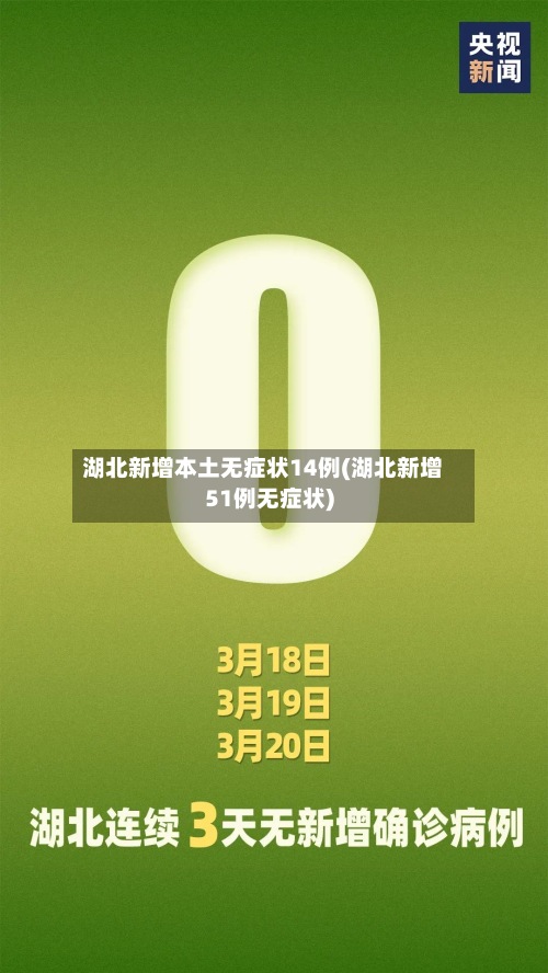 湖北新增本土无症状14例(湖北新增51例无症状)-第2张图片